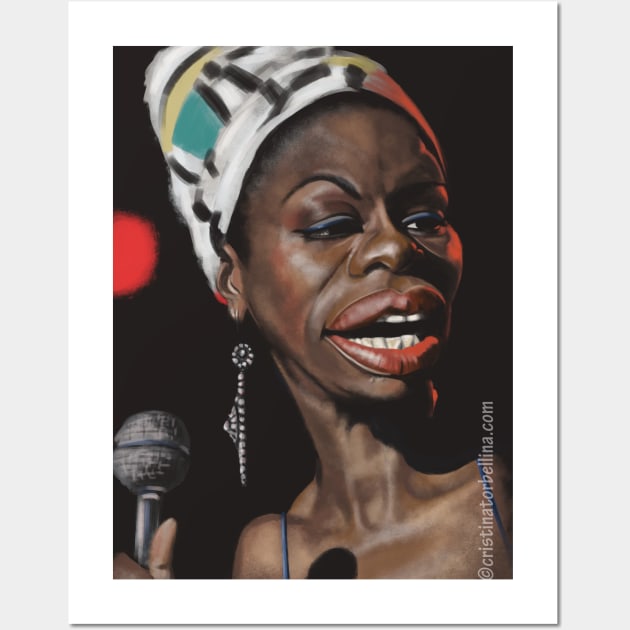 Nina Simone Wall Art by cristinatorbellina